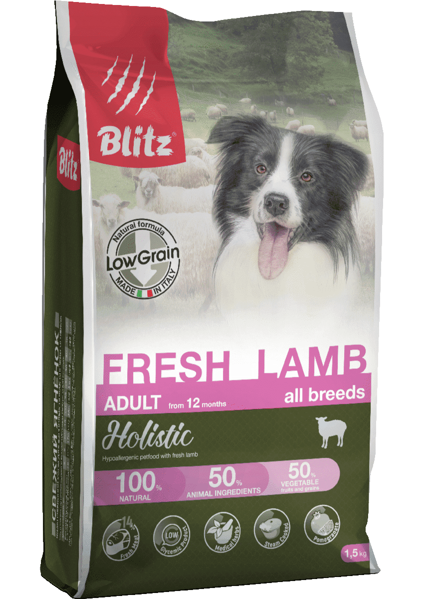 Blitz Fresh Lamb корм для собак с ягненком