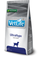 Корм Farmina VetLife UltraHypo для собак для снижения пищевой непереносимости питательных веществ