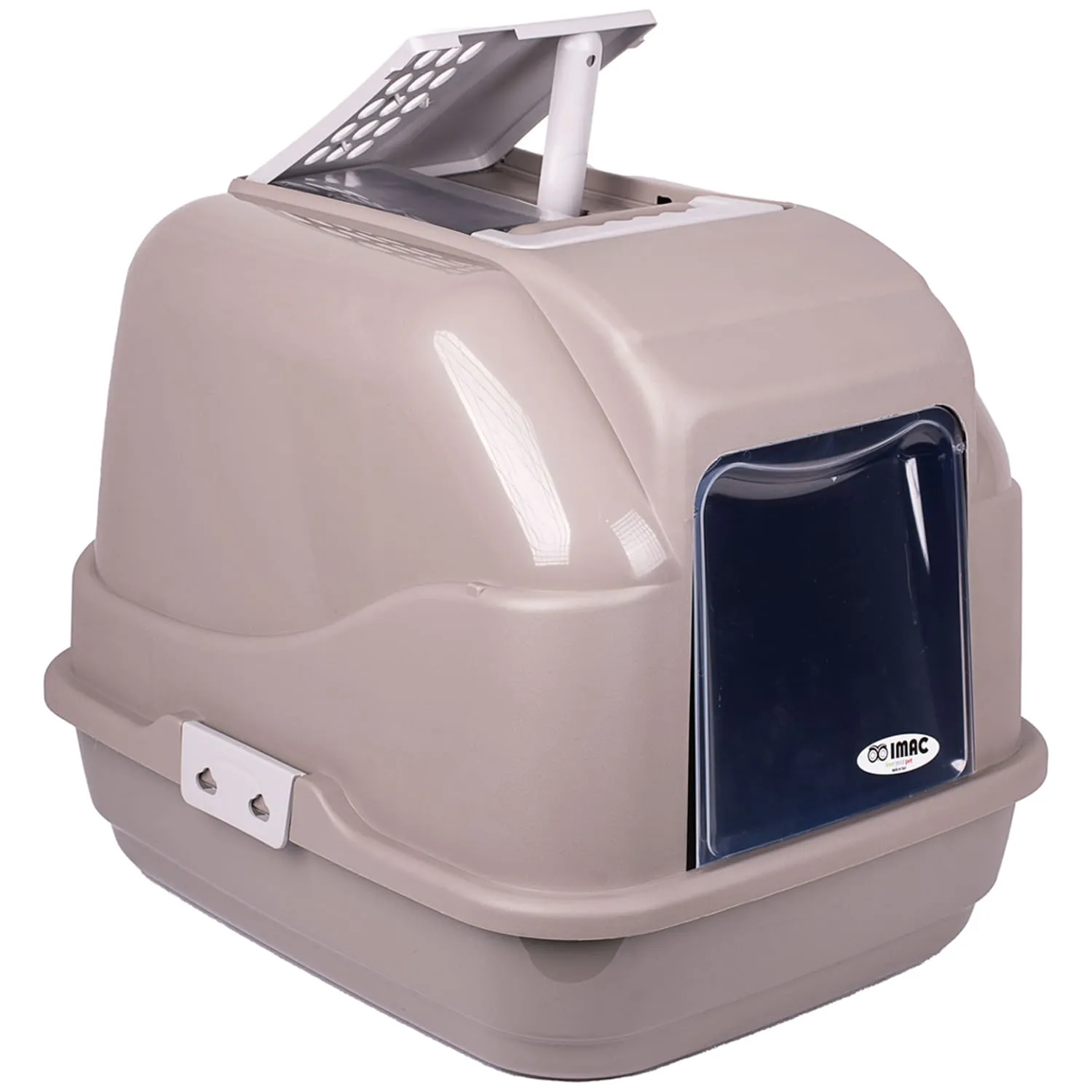 IMAC био-туалет для кошек EASY CAT 50х40х40h см, серо-бежевый