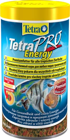 TetraPro Energy Crisps корм-чипсы для всех видов рыб для дополнительной энергии 500 мл