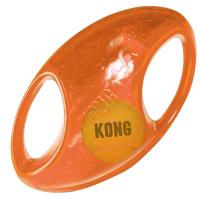 Kong игрушка для собак Джумблер Регби 18 см средние и крупные породы, синтетическая резина