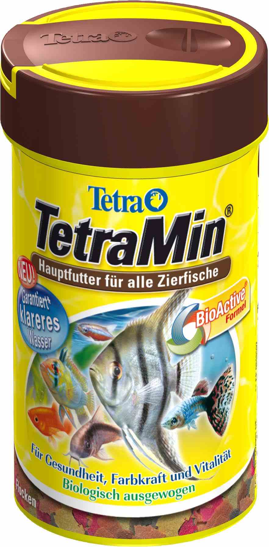TetraMin корм для всех видов рыб в виде хлопьев100 мл