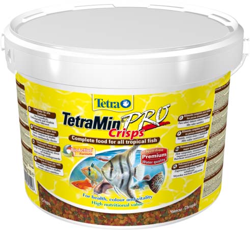 TetraMin Pro Crisps корм-чипсы для всех видов рыб 10 л (ведро)