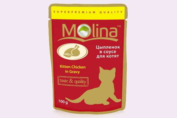 Новинки в меню для кошек от Molina, Тайланд