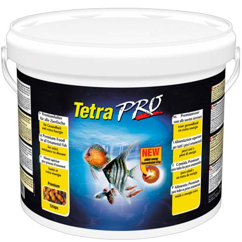 TetraPro Energy Crisps корм-чипсы для всех видов рыб для дополнительной энергии 10 л (ведро)