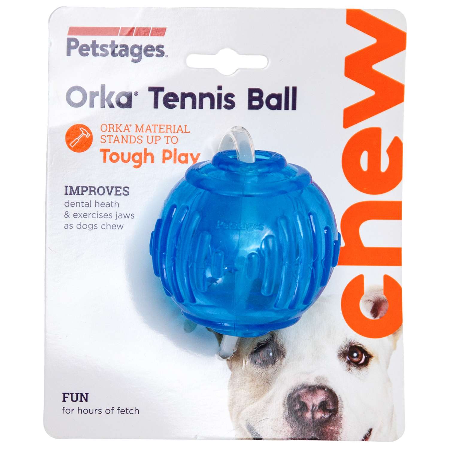 Игрушка Petstages "ОРКА теннисный мяч", для собак, 6 см