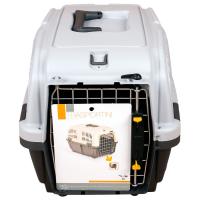 MPS переноска для собак и кошек SKUDO 3 60х41х40h см с металлической дверцей с замком серая