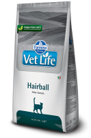 Корм Farmina Vet Life Hairball для кошек для выведения комочков шерсти из кишечника