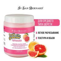 Маска Iv San Bernard Fruit of the Groomer Pink Grapefruit восстанавливающая для шерсти средней длины с витаминами 1 л
