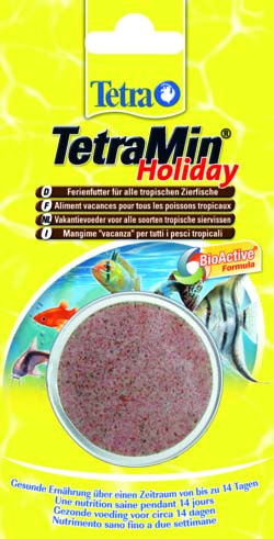 TetraHoliday корм для рыб отпуск 14 дней, твердый гель 30 г