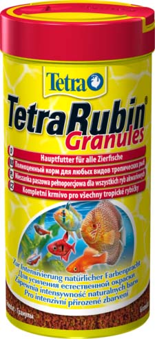 TetraRubin Granules корм в гранулах для улучшения окраса всех видов рыб 250 мл