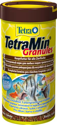 TetraMin Granules корм для всех видов рыб в гранулах 250 мл