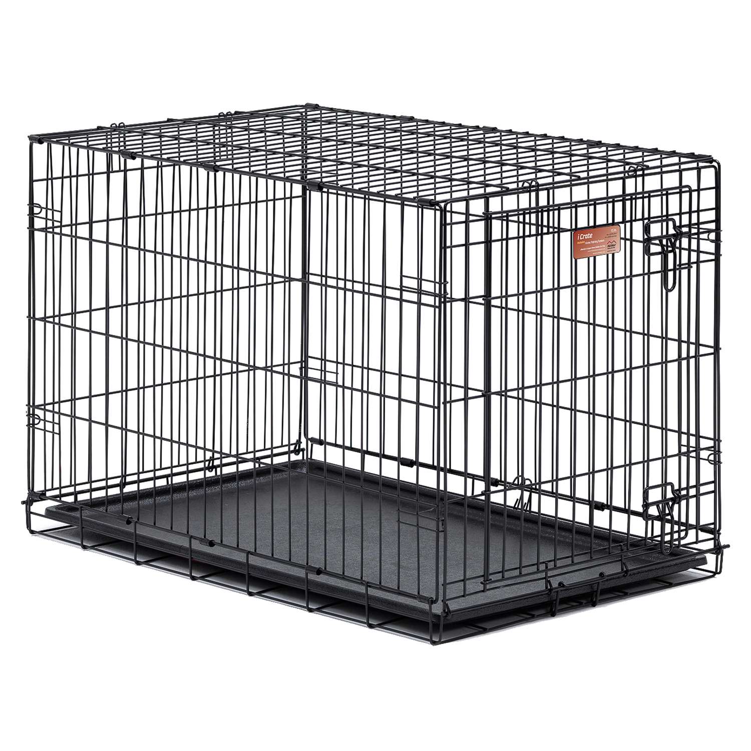 Купить Клетка MidWest iCrate для собак 93х58х63h см, 1 дверь, черная в  Краснодаре