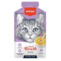 Пауч Wanpy Cat для кошек "Бульон" с уткой 50 г