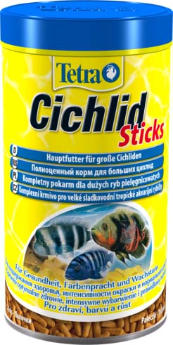 TetraCichlid Sticks корм для всех видов цихлид в палочках 1 л