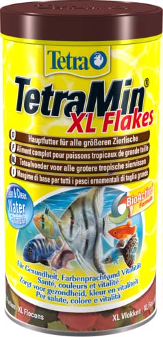 TetraMin XL корм для всех видов рыб крупные хлопья 1 л