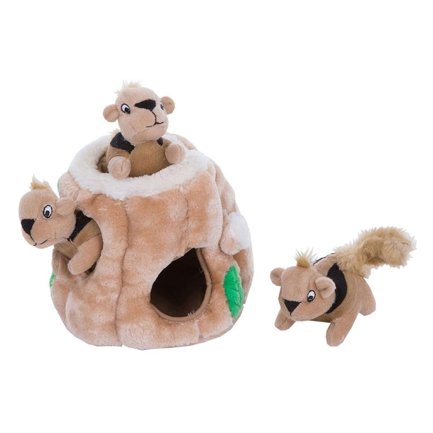 Игрушка-головоломка OutwardHound Hide-A-Squirrel (спрячь белку) малая, для собак, 12 см