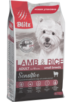 Blitz Lamb Rice Small Breeds Adult корм для маленьких собак с ягненком