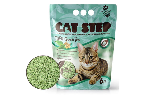 Наполнитель для кошачьих туалетов CAT STEP Тоfu - новинки уже на сайте!