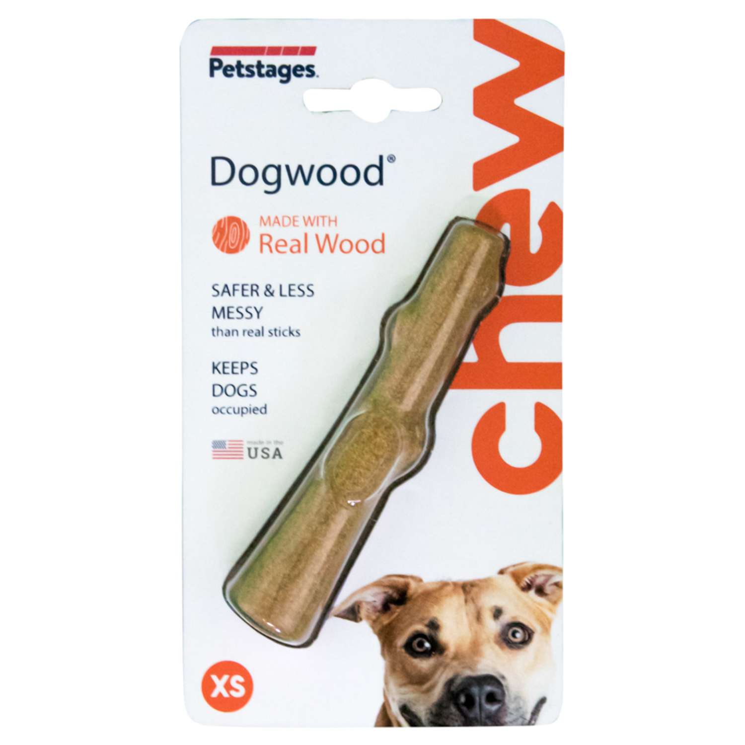 Игрушка Petstages Dogwood палочка деревянная, для собак, очень маленькая, 10 см