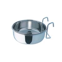 Миска Mr.Kranch из нержавеющей стали с креплением для клеток и вольеров 850 мл