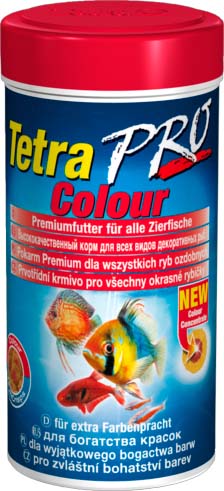 TetraPro Color Crisps корм-чипсы для улучшения окраса всех декоративных рыб 250 мл