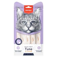 Лакомство Wanpy Cat для кошек «нежное пюре» из тунца и краба 70 г