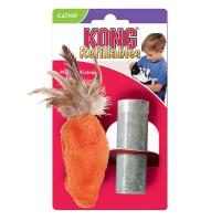 Kong игрушка для кошек Морковь плюш с тубом кошачьей мяты