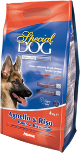 Special Dog корм для собак с чувствительной кожей и пищеварением с ягненком и рисом