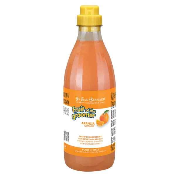 Шампунь Iv San Bernard Fruit of the Groomer Orange для слабой выпадающей шерсти с силиконом 1 л