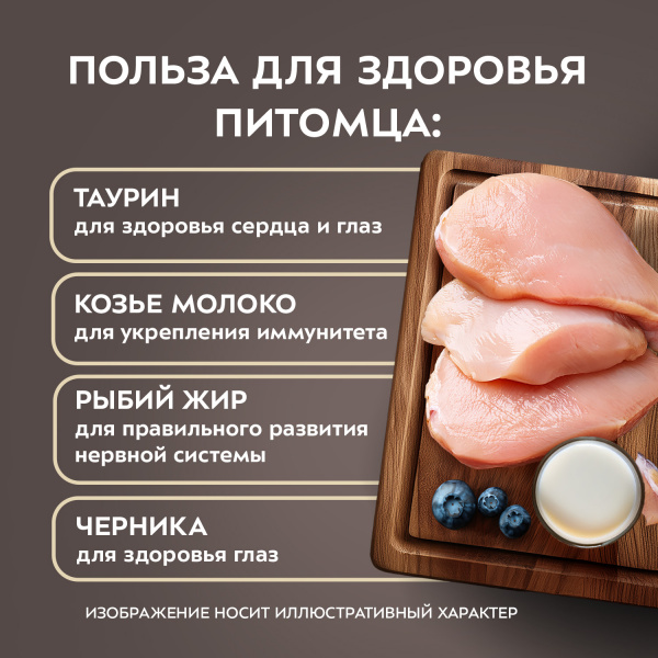 Влажный корм Мнямс Деликатес Куриное филе в соусе для котят старше 3 месяцев 50 г