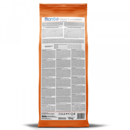 Сухой корм Monge Dog Speciality Line Monoprotein для взрослых собак всех пород, из утки с рисом и картофелем 12 кг