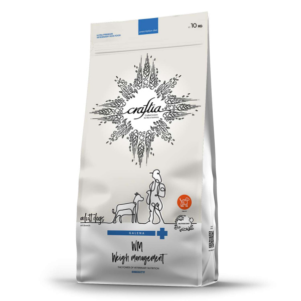 Ветеринарная диета CRAFTIA GALENA DOG WEIGHT MANAGEMENT (Obesity) Вейт Менеджмент (Обесити) для собак при избыточном весе 10 кг