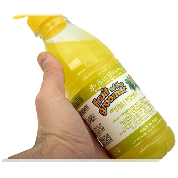 Шампунь Iv San Bernard Fruit of the Groomer Ginger&Elderbery для любого типа шерсти против раздражений и перхоти 500 мл