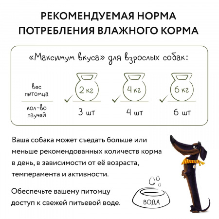 Пауч Мнямс томленый ягненок в соусе для собак "Максимум вкуса" 85 г